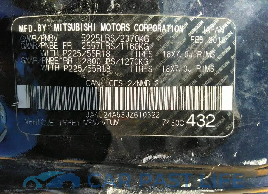 JA4J24A53JZ610322# 9