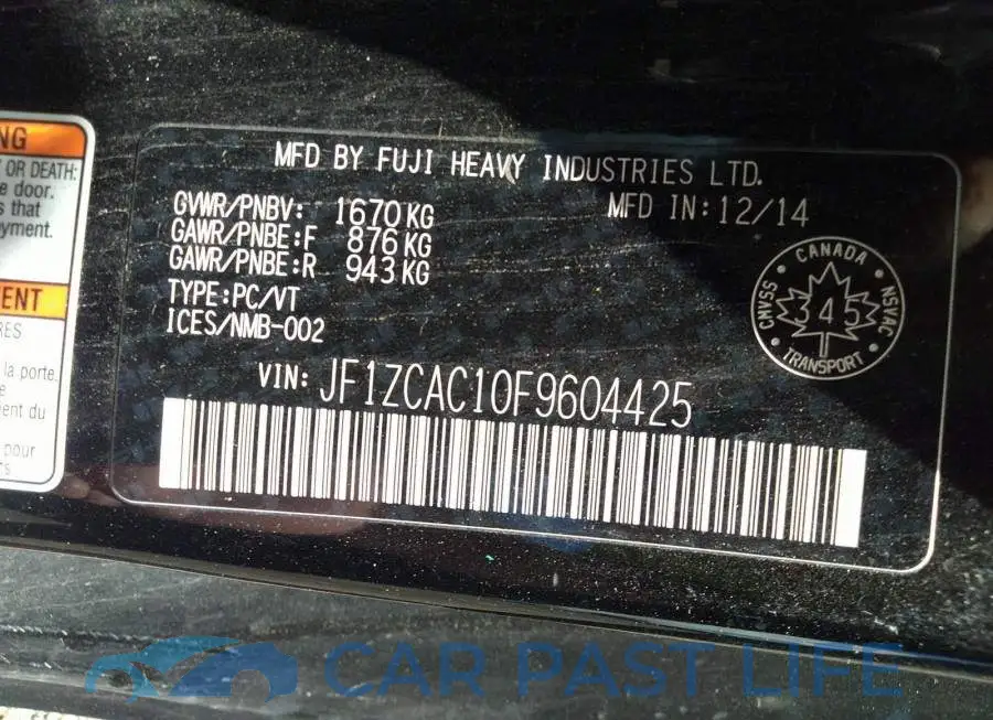 JF1ZCAC10F9604425# 9