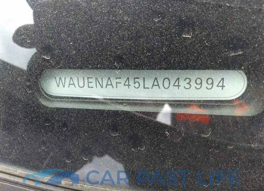 WAUENAF45LA043994# 9