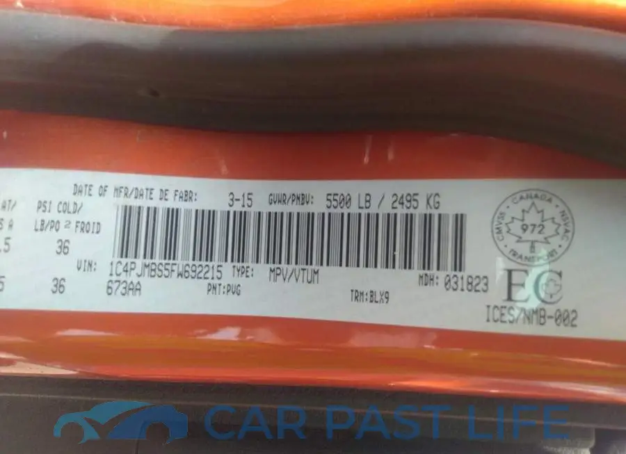 1C4PJMBS5FW692215# 9