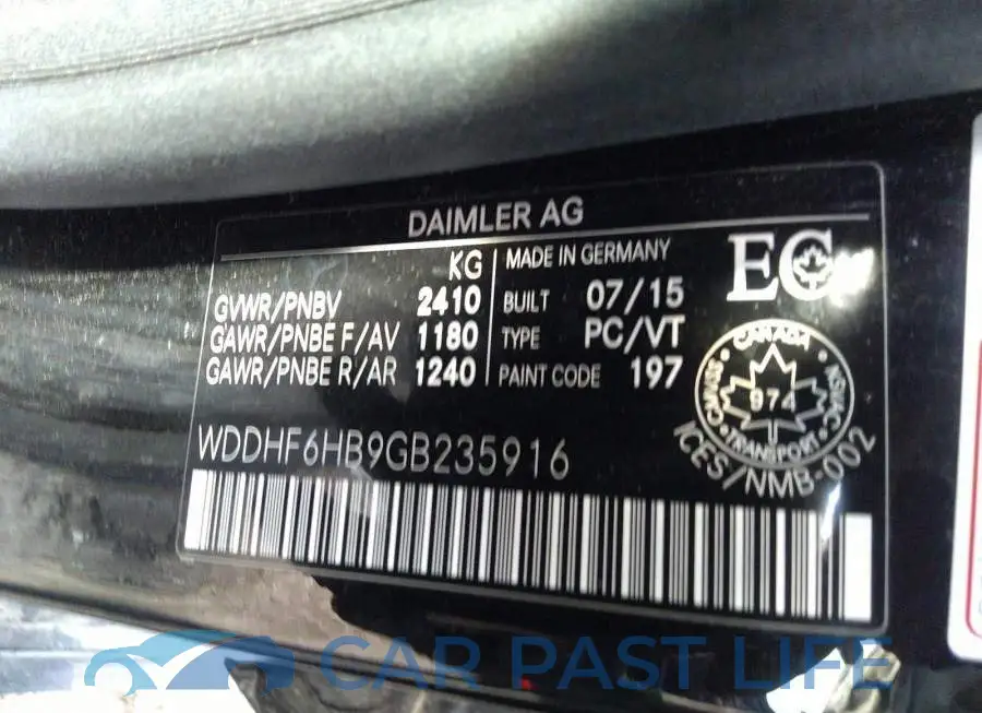WDDHF6HB9GB235916# 9