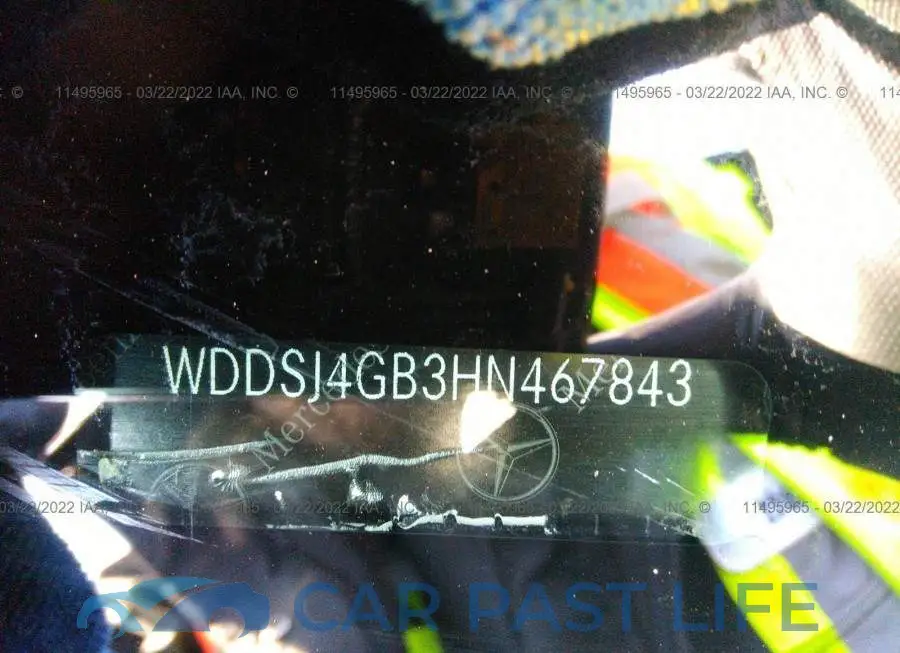WDDSJ4GB3HN467843# 9