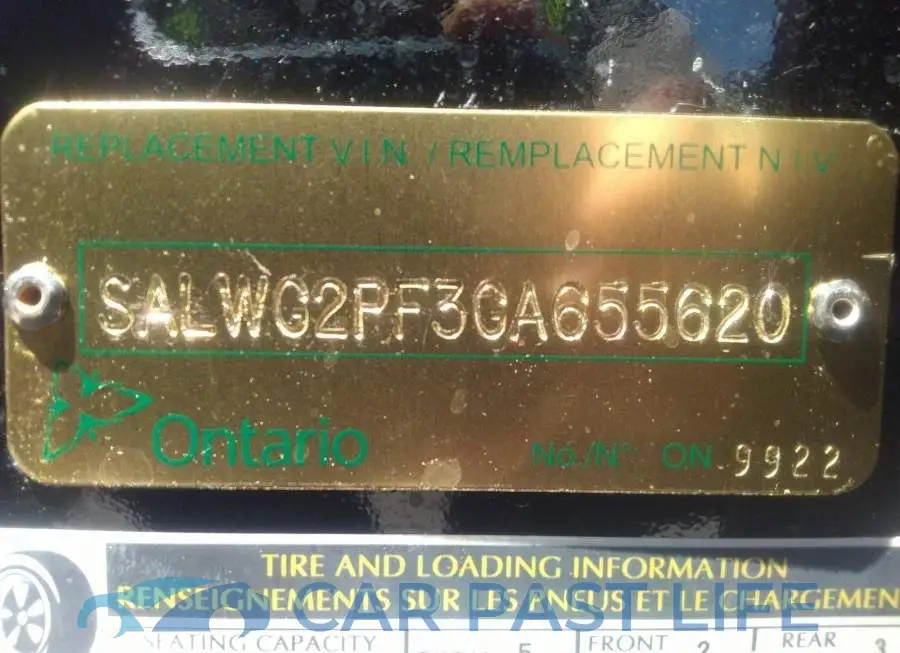 SALWG2PF3GA655620# 9