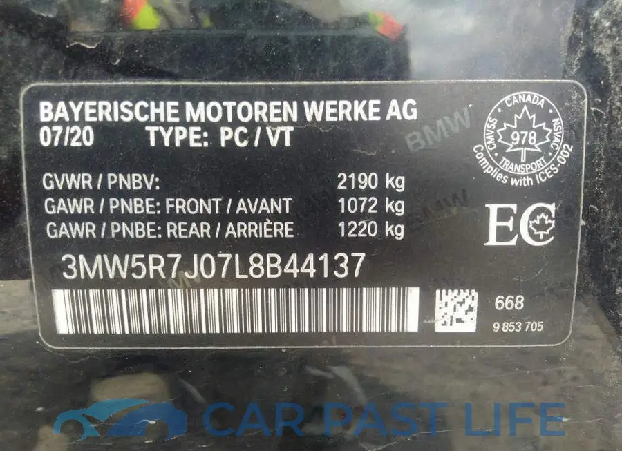 3MW5R7J07L8B44137# 9