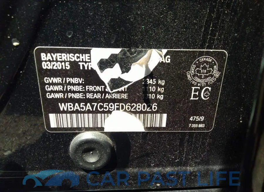 WBA5A7C59FD628026# 9