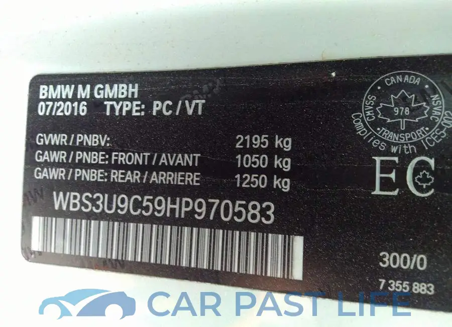 WBS3U9C59HP970583# 9
