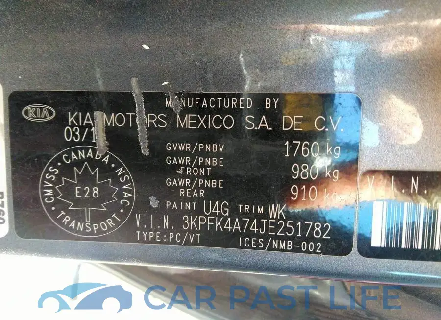 3KPFK4A74JE251782# 9