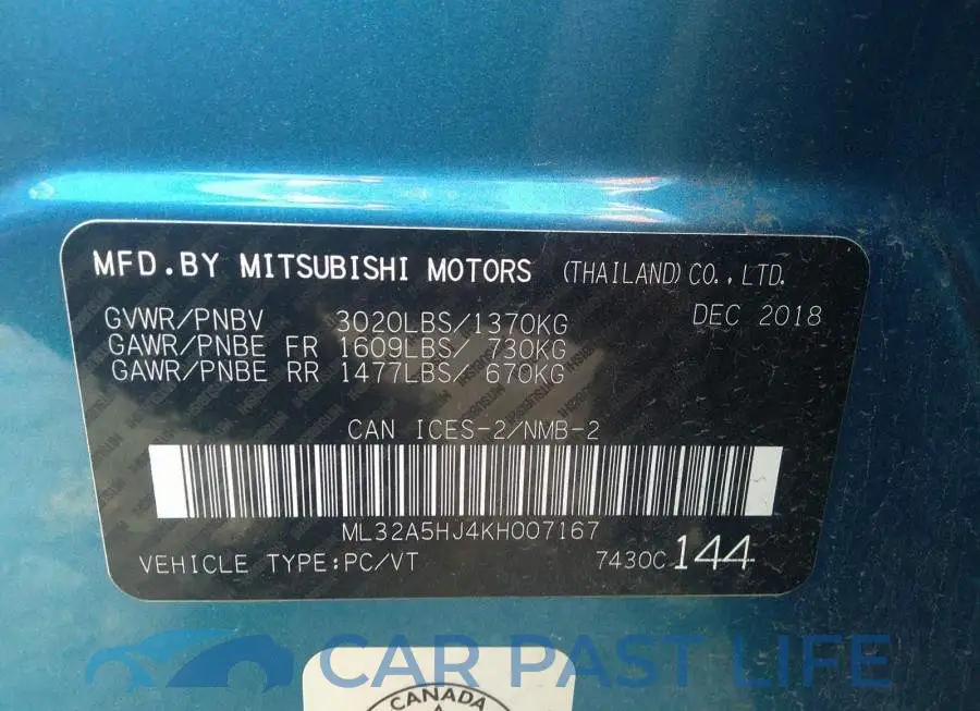 ML32A5HJ4KH007167# 9