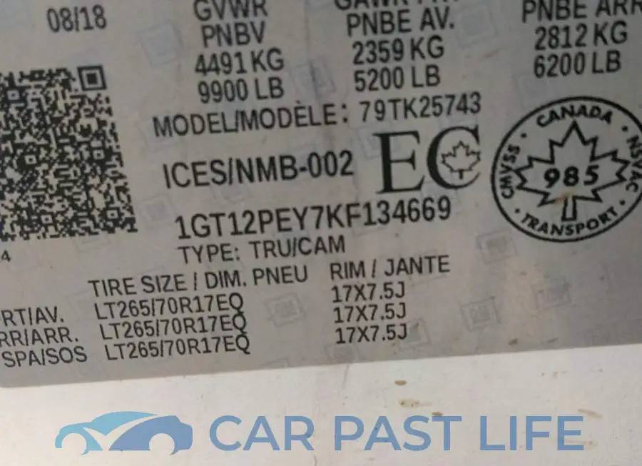 1GT12PEY7KF134669# 9