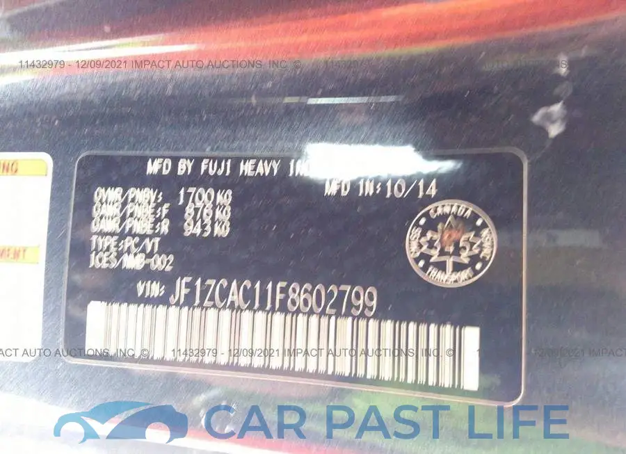 JF1ZCAC11F8602799# 9