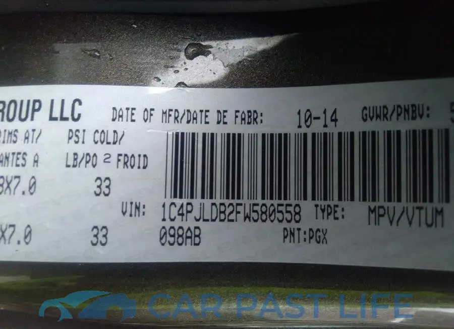1C4PJLDB2FW580558# 9