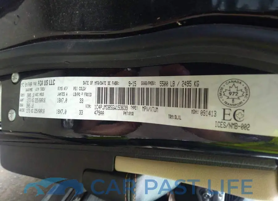 1C4PJMDB5GW153639# 9