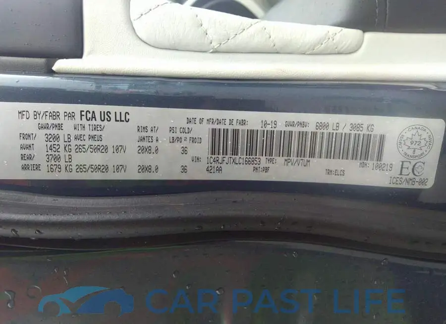 1C4RJFJTXLC166853# 9