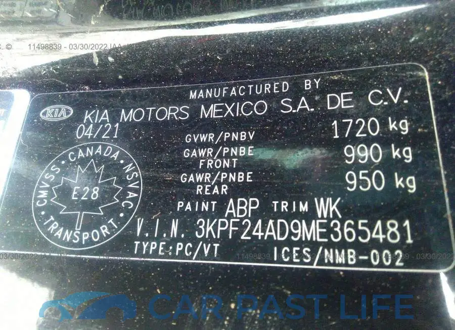 3KPF24AD9ME365481# 9