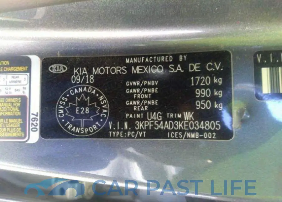 3KPF54AD3KE034805# 10