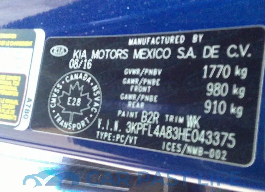 3KPFL4A83HE043375# 9