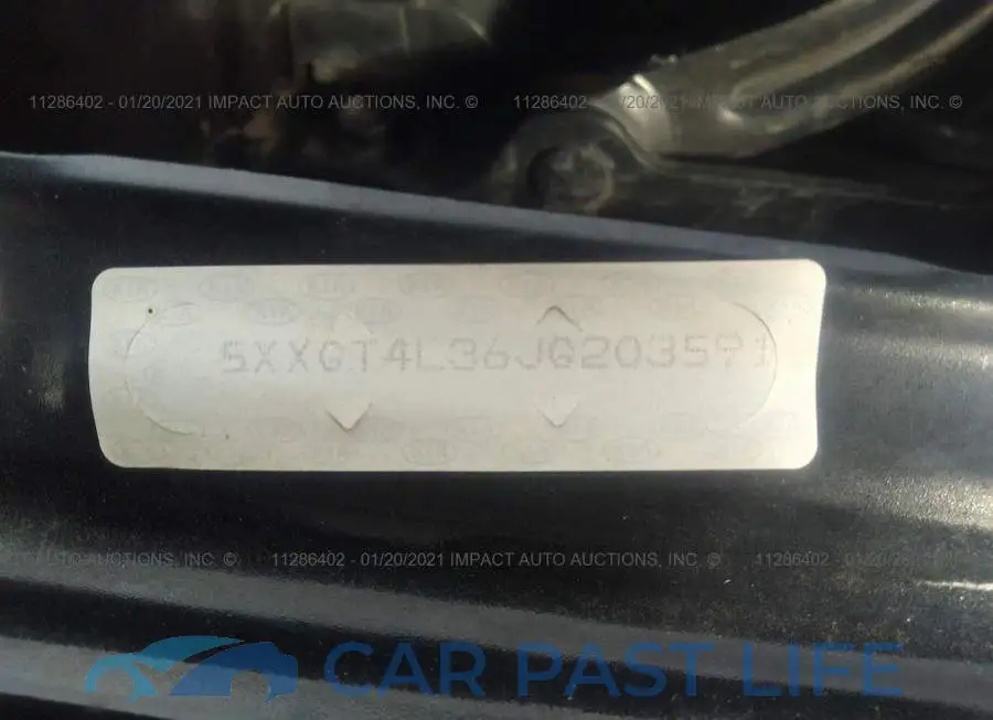 5XXGT4L36JG203591# 9