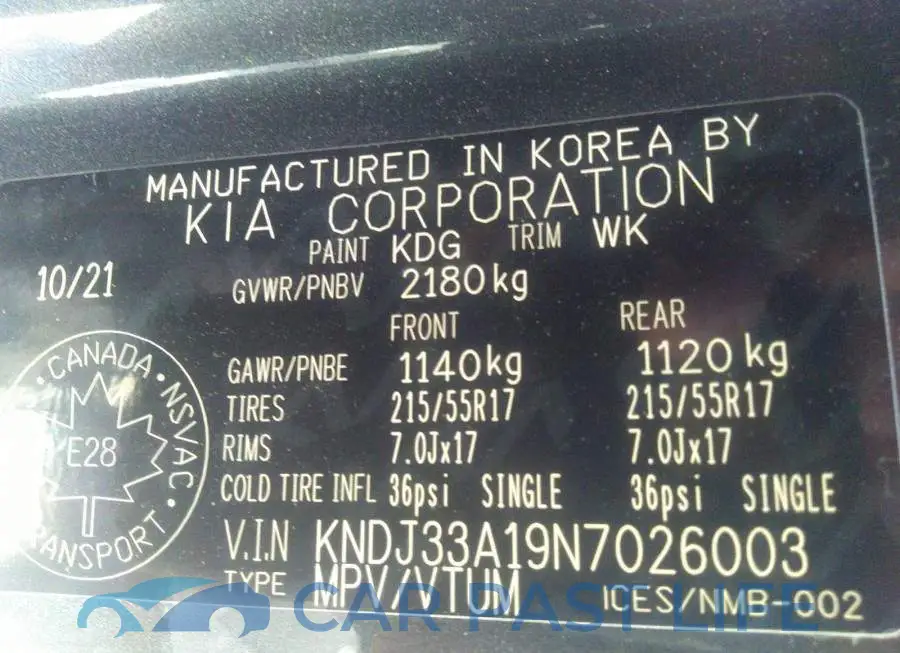 KNDJ33A19N7026003# 9
