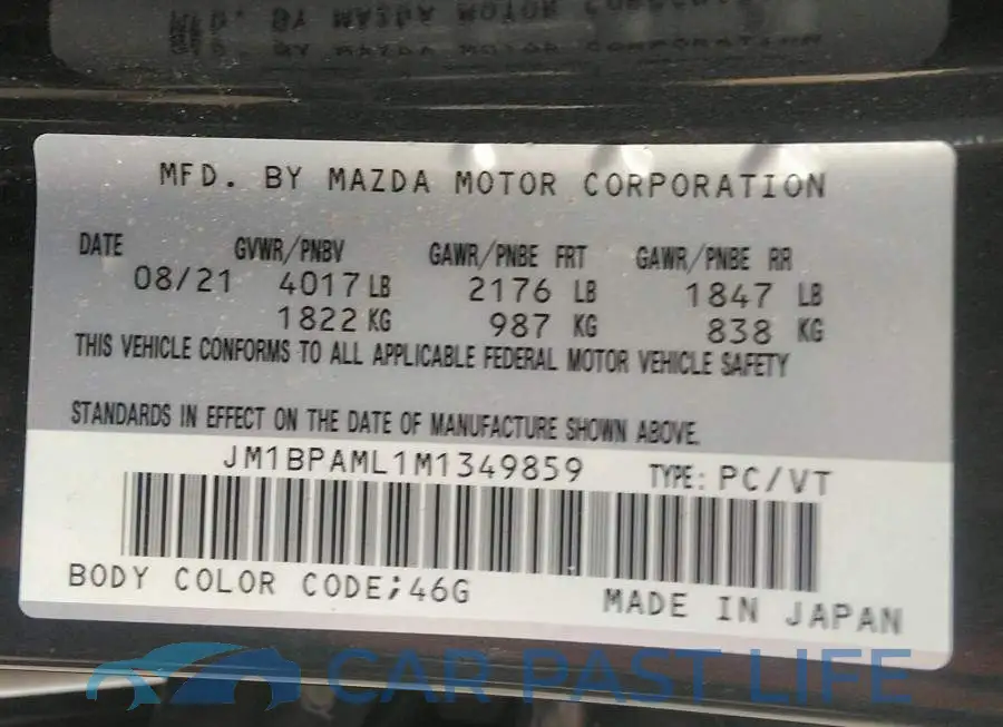 JM1BPAML1M1349859# 9