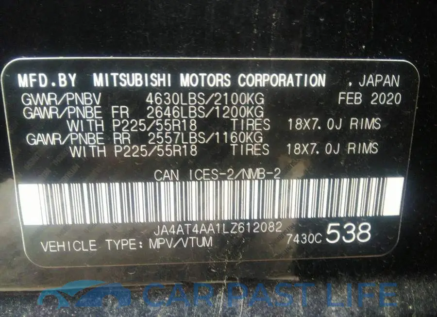 JA4AT4AA1LZ612082# 9