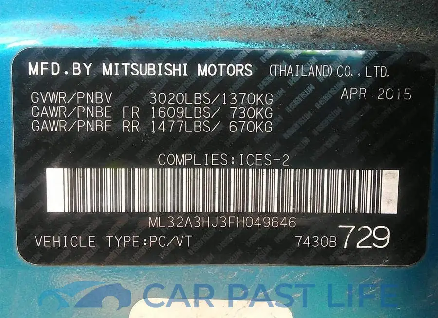 ML32A3HJ3FH049646# 9
