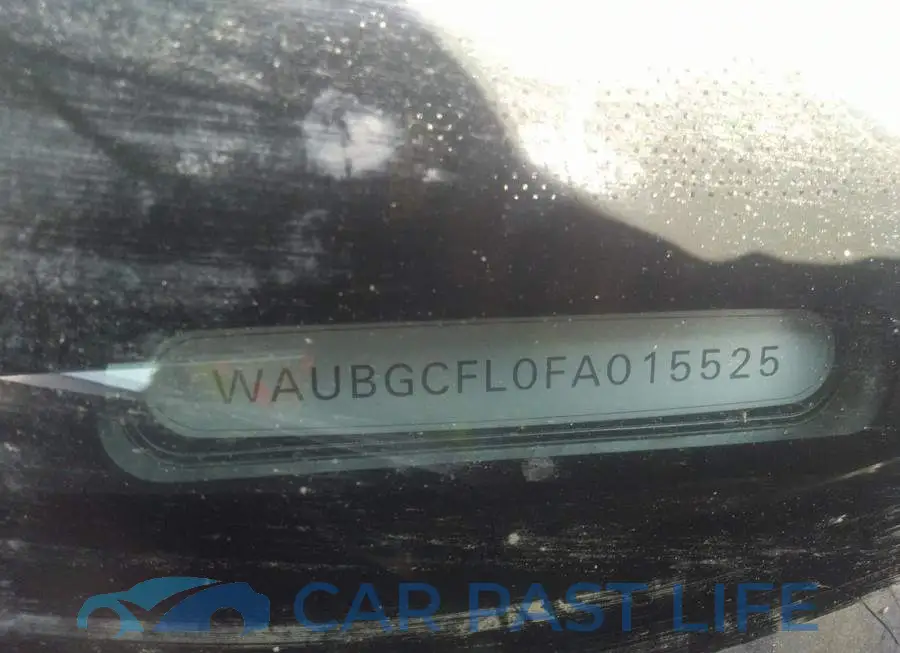 WAUBGCFL0FA015525# 9