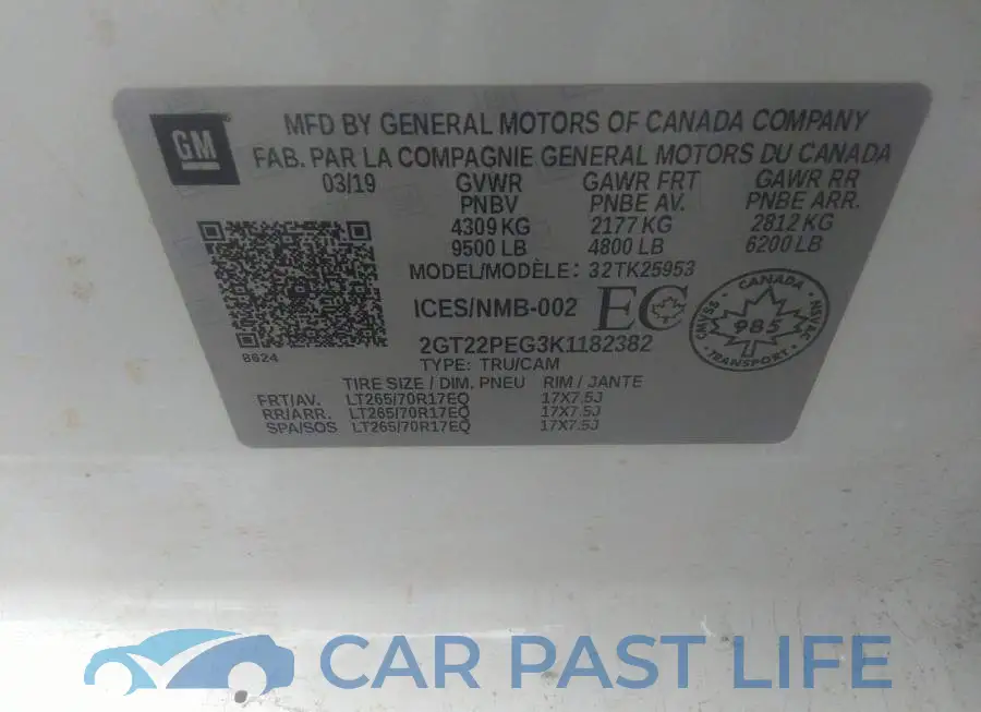 2GT22PEG3K1182382# 9