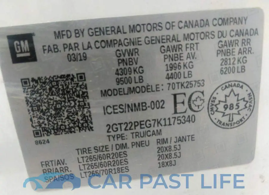 2GT22PEG7K1175340# 9