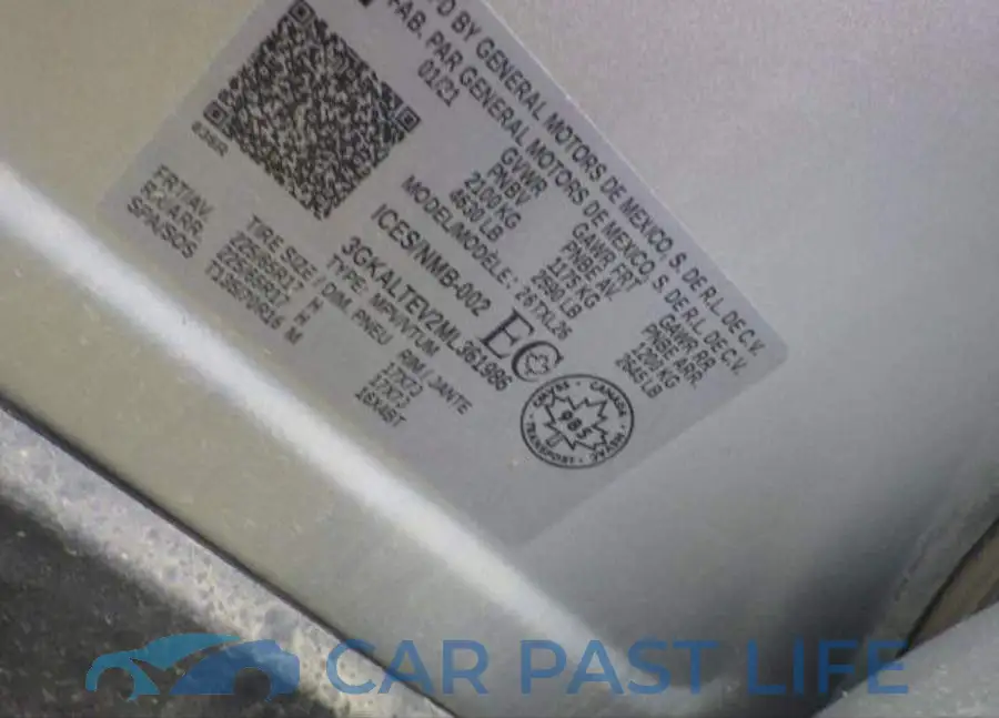 3GKALTEV2ML361986# 9