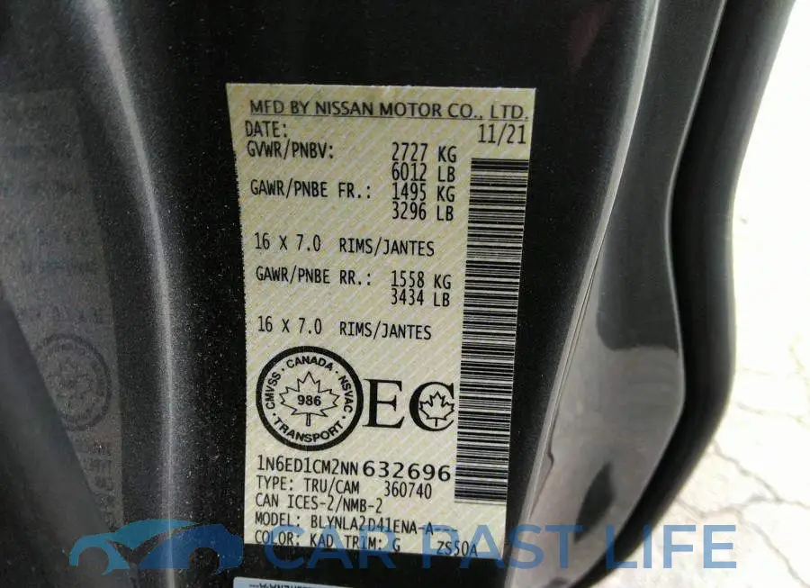 1N6ED1CM2NN632696# 9