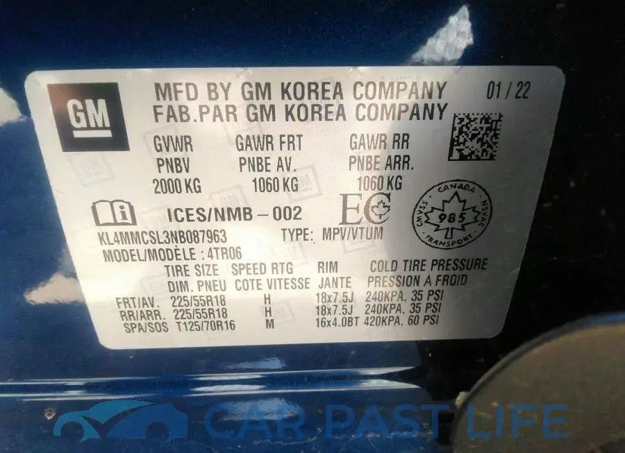 KL4MMCSL3NB087963# 9