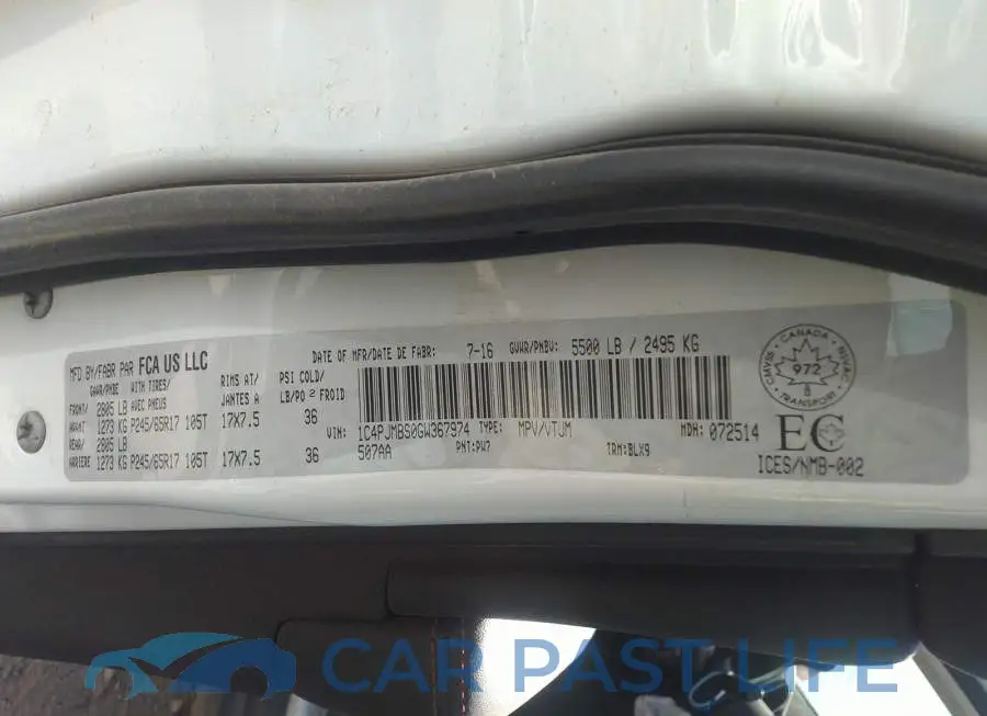 1C4PJMBS0GW367974# 9