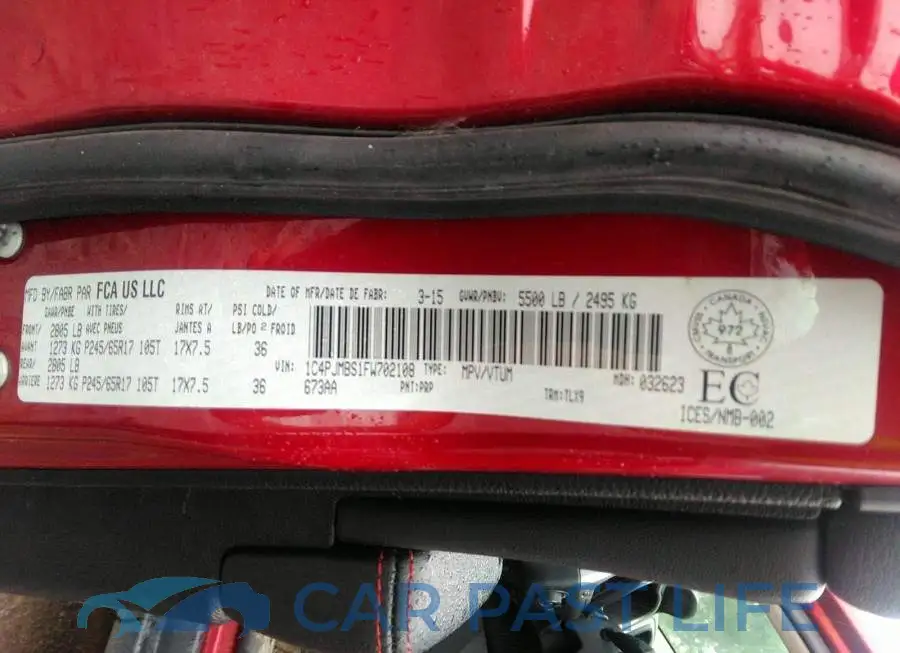 1C4PJMBS1FW702108# 9