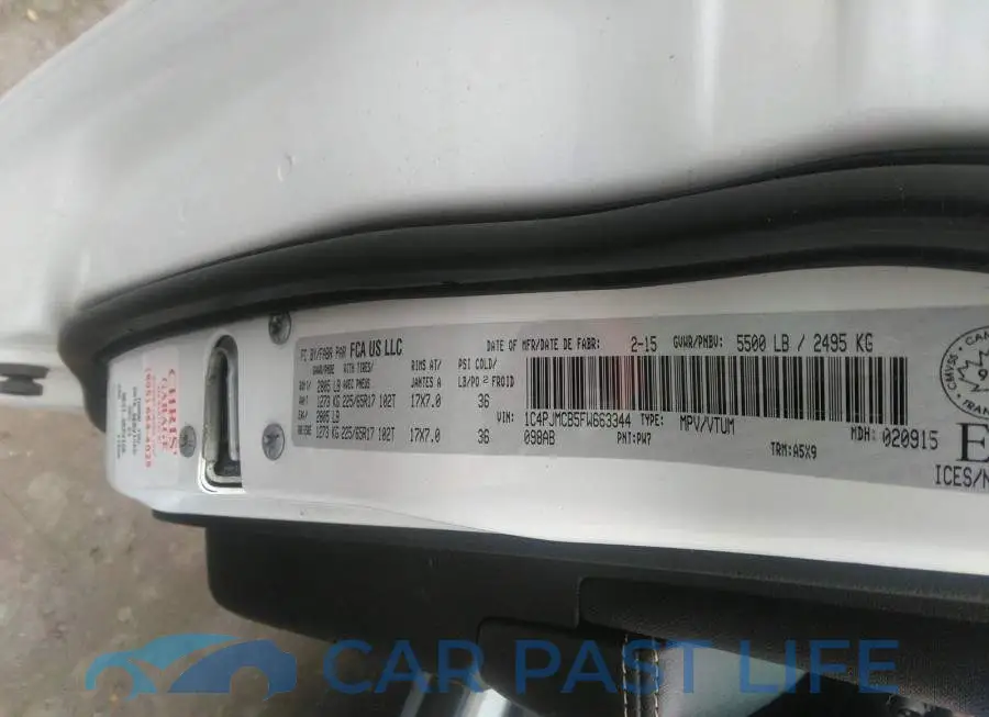 1C4PJMCB5FW663344# 9