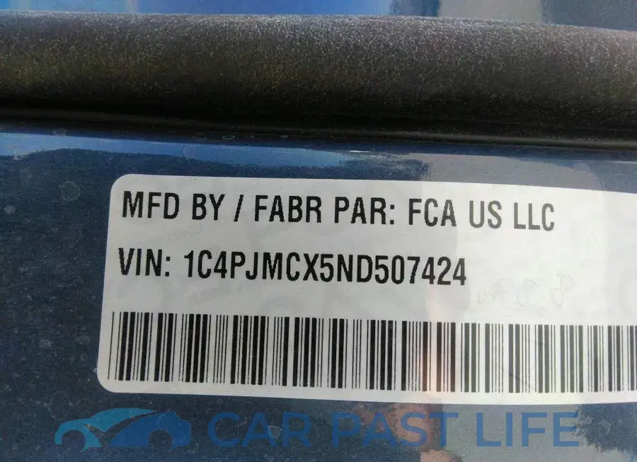 1C4PJMCX5ND507424# 9