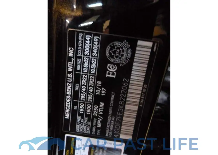 4JGDF7FE3KB222062# 9
