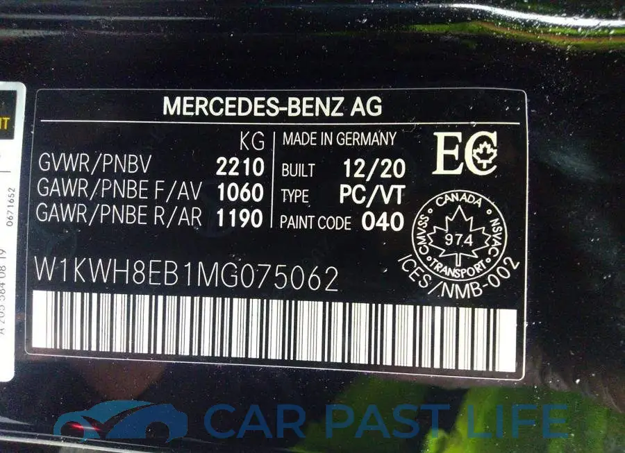W1KWH8EB1MG075062# 9