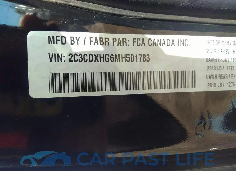 2C3CDXHG6MH501783# 9