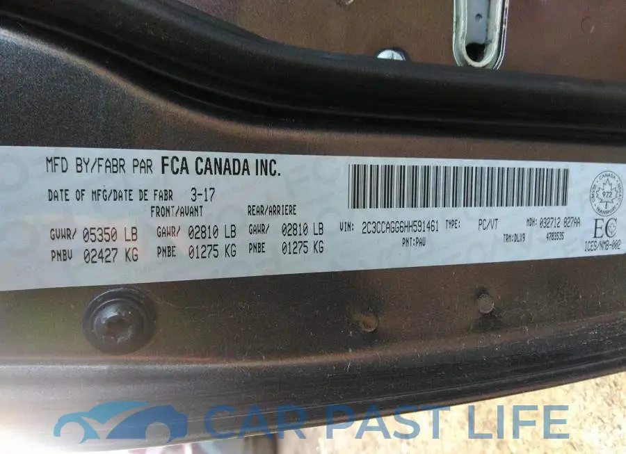 2C3CCAGG6HH591461# 9