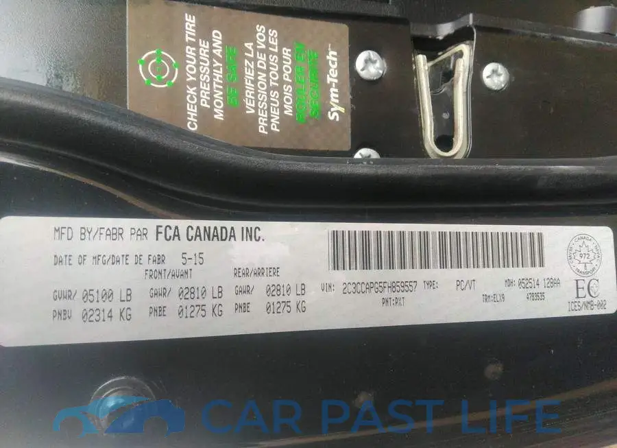 2C3CCAPG5FH859557# 9