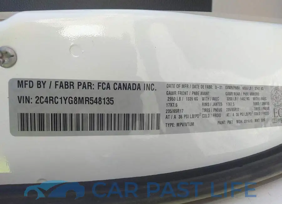 2C4RC1YG8MR548135# 9