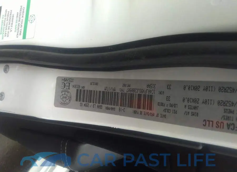 1C4RJFN99JC380907# 9
