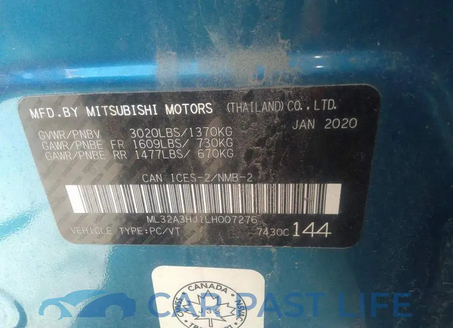 ML32A3HJ1LH007276# 9