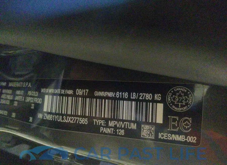 ZN661YUL3JX277565# 9
