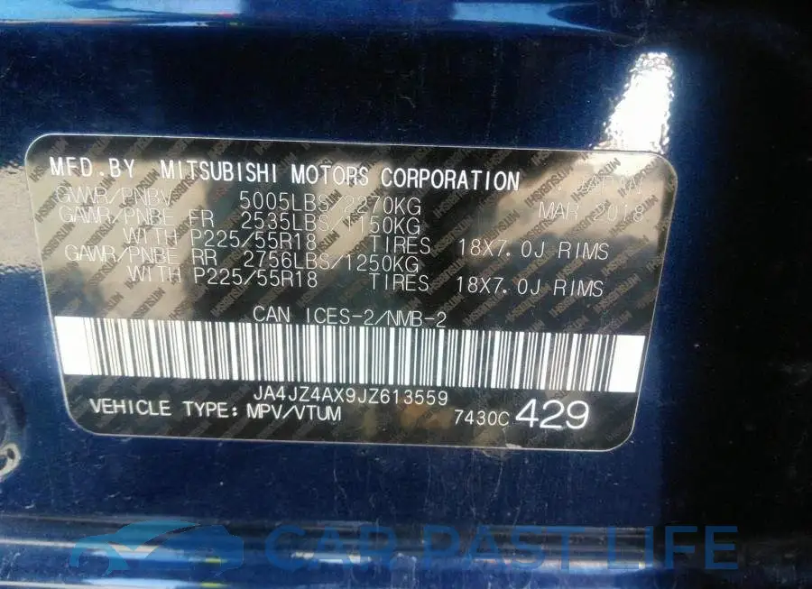 JA4JZ4AX9JZ613559# 9