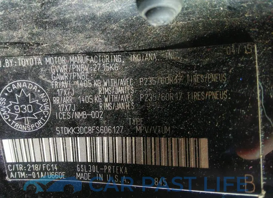 5TDKK3DC8FS606127# 9