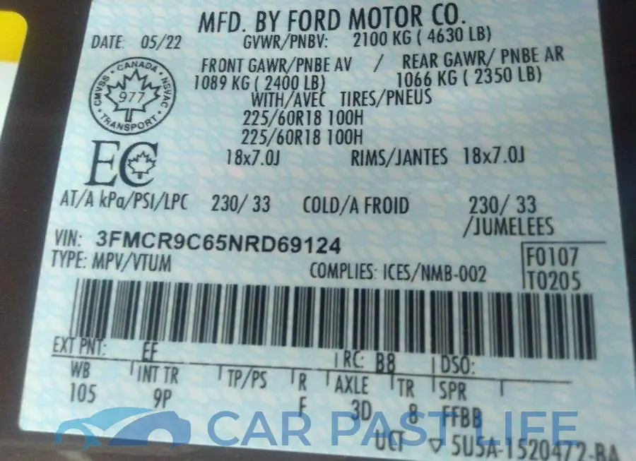 3FMCR9C65NRD69124# 9