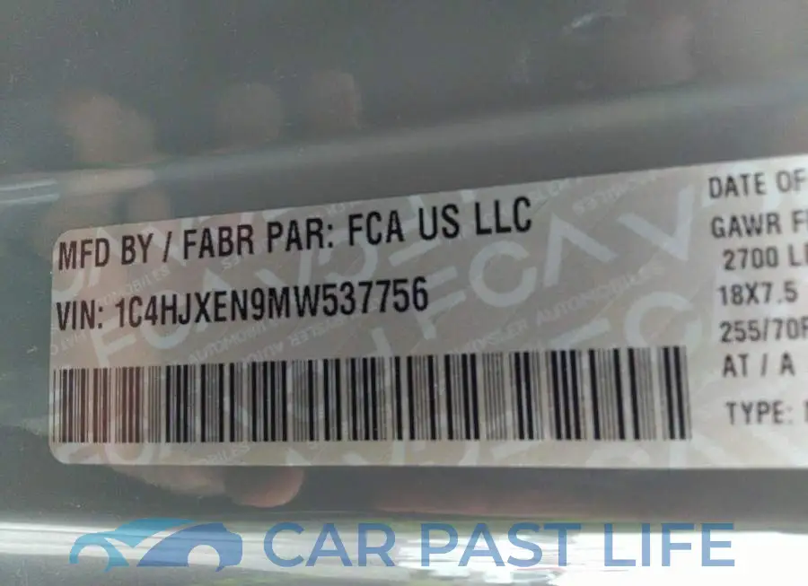 1C4HJXEN9MW537756# 9