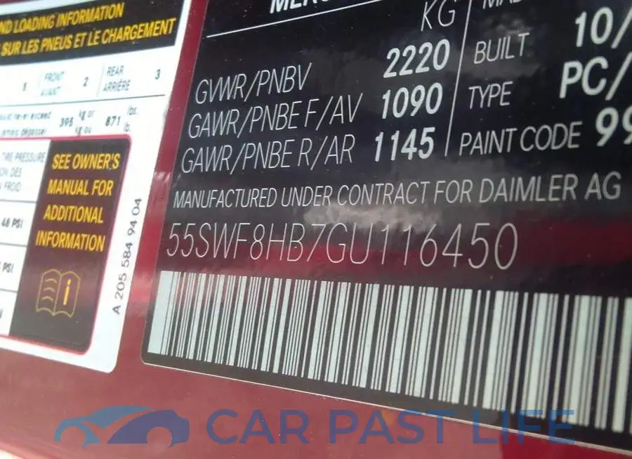 55SWF8HB7GU116450# 9