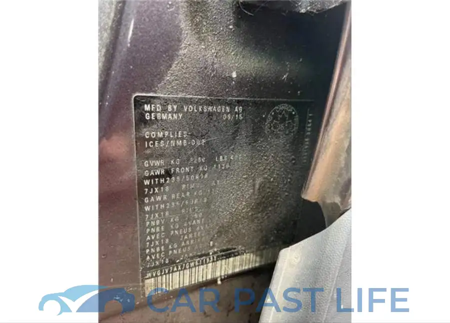 WVGJV7AX7GW511931# 9